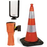 Kit 4 balises seton easyextend + 2 supports panneau + 4 c�nes de signalisation