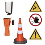 Kit 4 balises seton easyextend + 2 supports panneau + 4 c�nes de signalisation