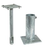 Kit d'ancrage mcanique pour poteau de 60 mm de diamtre