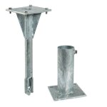 Kit d'ancrage m�canique pour poteau de 60 mm de diam�tre