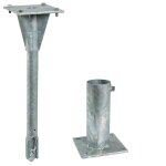 Kit d'ancrage m�canique pour poteau de 60 mm de diam�tre