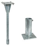Kit d'ancrage m�canique pour poteau de 60 mm de diam�tre