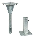 Kit d'ancrage m�canique pour poteau carr� 40x40 mm