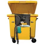 Kit anti - pollution pour liquides industriels en conteneur mobile de 1000 litres