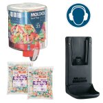 Kit bouchons d'oreilles sparkplugs� 35 db + 1 support mural + 1 panneau