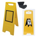 Kit chevalet de signalisation de danger vierge avec insert magn�tique