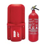 Kit coffret + extincteur � poudre 2 kg pour poids lourds
