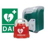 Kit d�fibrillateur schiller fred� pa - 1 + armoire + panneau