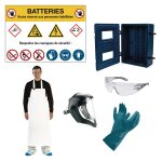Kit �quipement de protection individuelle pour charge des batteries