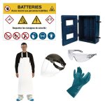 Kit �quipement de protection individuelle pour charge des batteries