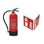 Kit extincteur  eau avec additif et signalisation