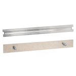 Kit ferrure + rail pour fixation sur grillage
