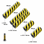 Kits de mousse de protection auto - enroulable prevango pour poteaux et profil�s