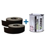 Kit rouleaux antidrapants - puissance moyenne + 1 pot de primaire