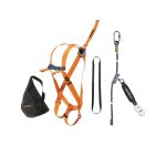 Kit toiture standard, harnais, antichute, anneau de sangle et sac triangle