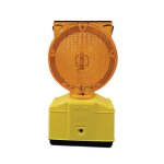 Lampe de signalisation de chantier solaire