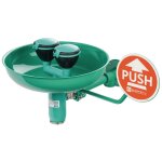 Lave - yeux de s�curit� avec cuvette pour montage mural externe b - safety