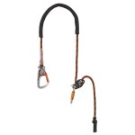 Longe de maintien r�glable avec dispositif d ancrage mobile neofeu