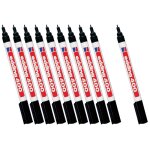 Lot de 10 marqueurs permanents edding 400 (9 + 1 gratuit)