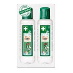Lot de 2 flacons rince - ?il solution neutralisante - recharge pour support mural