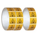 Lot de 3 rouleaux d'autocollants  mise � la terre  (2 + 1 gratuit)