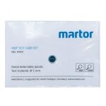 Lot de 5 cartes de test mdp martor