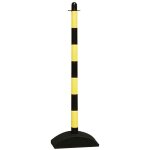 Lot de 5 poteaux en pvc et socles au choix