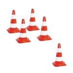 Lot de c�nes de chantier non - r�fl�chissants