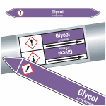 Marqueurs de tuyauteries clp  glycol  (acides et bases)