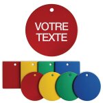 Marqueurs de vannes color�s en aluminium anodis� � personnaliser