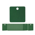 Marqueurs de vannes vierges color�s en aluminium anodis�