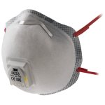 Masque de protection anti - poussire ffp3 jetable avec bords  texture gaufre