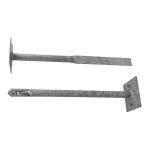 M�ts avec platine d'ancrage pour la fixation des petits panneaux