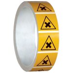 Mini - pictogrammes de danger  mati�res nocives ou irritantes  en rouleau