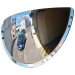 Miroirs de circulation convexe croissant de lune sans encadrement