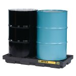 Palette de r�tention mi - basse en poly�thyl�ne recycl�