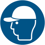 Panneaux et autocollants - casquette de scurit obligatoire