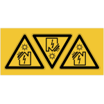 Panneaux et autocollants - danger : installation photovolta�que