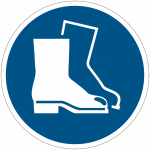 Panneaux et autocollants iso 7010 chaussures de scurit obligatoires - m008