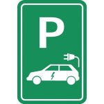 Panneau borne de recharge voiture lectrique