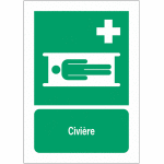 Panneaux iso 7010 a3 / a4 / a5 civi�re - e013