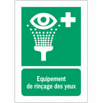 Panneaux iso 7010 a3 / a4 / a5 equipement de rinage des yeux - e011