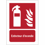 Panneaux iso 7010 a3 / a4 / a5 extincteur d'incendie - f001
