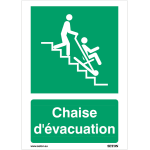 Panneau iso 7010 - chaise d'�vacuation - e060