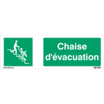 Panneau iso 7010 - chaise d'�vacuation - e060