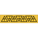 Panneaux iso 7010  danger, lments pointus, risque de coupure de la main  - w022