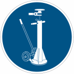 Panneaux d'obligation - b�quille de s�curit� obligatoire