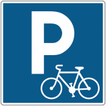 Panneau parking pour v�los