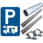 Panneau places de parking r�serv�es aux camping - cars
