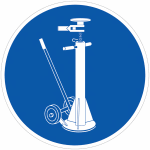 Panneau de quai de chargement - b�quille de s�curit�